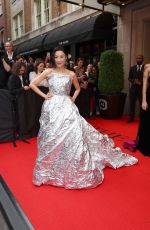 MICHELLE YEOH Leaves Mark Hotel for 2024 Met Gala in New York 05/06/2024