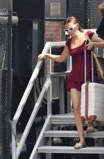 MILLIE BOBBY BOWN at a Heliport in Manhattan 07/28/2024