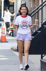 MILLIE BOBBY BROWN Out for Iced Coffees in New York 07/27/2024