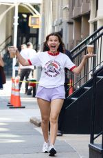 MILLIE BOBBY BROWN Out for Iced Coffees in New York 07/27/2024
