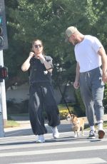 MINKA KELLY and Dan Reynolds Enjoying a Casual Stroll in Los Angeles 07/20/2024