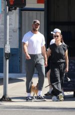 MINKA KELLY and Dan Reynolds Enjoying a Casual Stroll in Los Angeles 07/20/2024