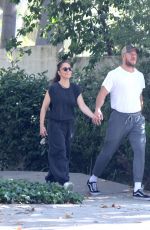 MINKA KELLY and Dan Reynolds Enjoying a Casual Stroll in Los Angeles 07/20/2024