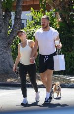MINKA KELLY and Dan Reynolds Out with Their Dog in Los Angeles 07/26/2024