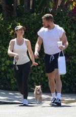 MINKA KELLY and Dan Reynolds Out with Their Dog in Los Angeles 07/26/2024