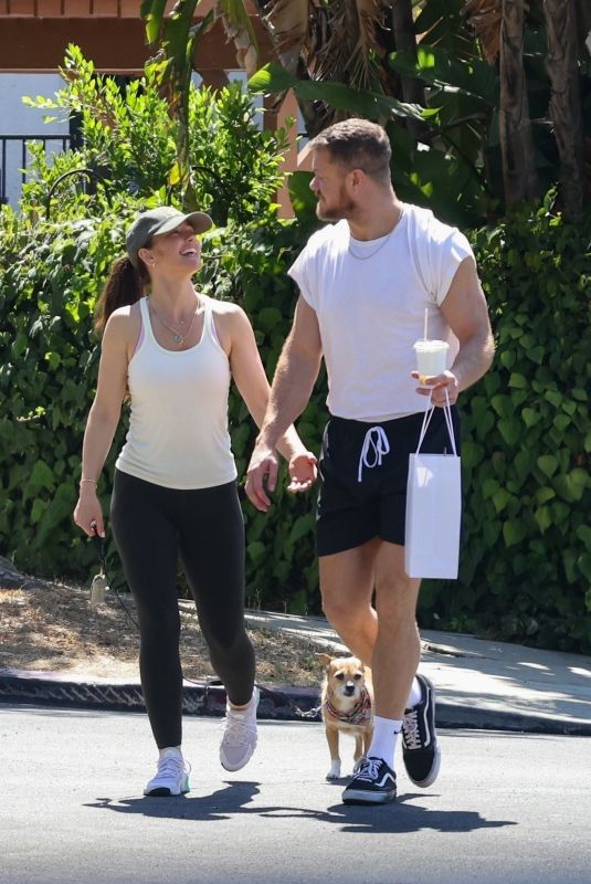 MINKA KELLY and Dan Reynolds Out with Their Dog in Los Angeles 07/26/2024