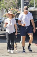 MINKA KELLY and Dan Reynolds Out with Their Dog in Los Angeles 07/30/2024