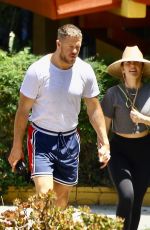 MINKA KELLY and Dan Reynolds Shopping Post Lunch at Millie