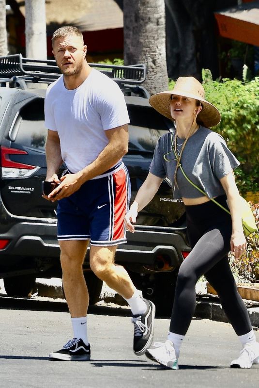 MINKA KELLY and Dan Reynolds Shopping Post Lunch at Millie