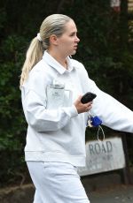 MOLLY MAE HAGUE Leaves a Nail Bar in Hale 07/01/2024