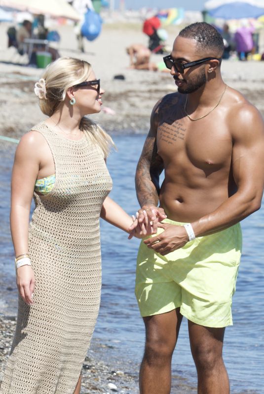 MOLLY RAINFORD Out at a Beach in Marbella 07/26/2024
