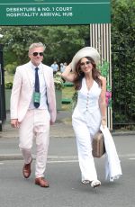 MYLEENE KLASS Arrives at 2024 Wimbledon Tennis Championships 07/01/2024