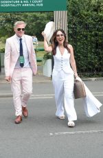 MYLEENE KLASS Arrives at 2024 Wimbledon Tennis Championships 07/01/2024