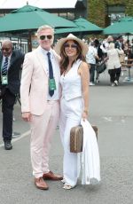 MYLEENE KLASS Arrives at 2024 Wimbledon Tennis Championships 07/01/2024