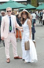 MYLEENE KLASS Arrives at 2024 Wimbledon Tennis Championships 07/01/2024