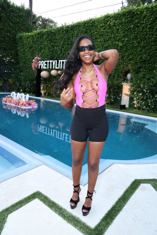 NAFESSA WILLIAMS at PrettyLittleThing x Marsai Martin Exclusive Launch Party in Los Angeles 07/09/2024