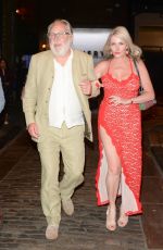 NANCY SORRELL Leaves Broadcast Digital Awards in London 07/03/2024
