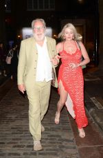 NANCY SORRELL Leaves Broadcast Digital Awards in London 07/03/2024