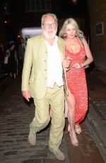 NANCY SORRELL Leaves Broadcast Digital Awards in London 07/03/2024