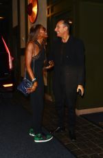 NAOMI CAMPBELL Arrives for Dinner with Friends in New York 07/24/2024