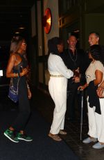 NAOMI CAMPBELL Arrives for Dinner with Friends in New York 07/24/2024