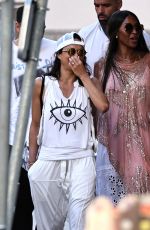 NAOMI CAMPBELL, MICHELLE RODRIGUEZ and EIZA GONZALEZ Out Shopping in Ibiza 07/10/2024