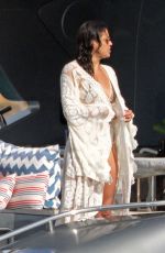 NAOMI CAMPBELL, MICHELLE RODRIGUEZ, EIZA GONZALEZ and AFEF JNIFEN in Bikinis on Holiday in Ibiza 07/09/2024
