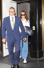 NATALIE PORTMAN Leaves Carlyle Hotel in New York 07/17/2024