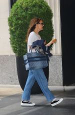 NATALIE PORTMAN Leaves Carlyle Hotel in New York 07/17/2024