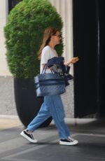 NATALIE PORTMAN Leaves Carlyle Hotel in New York 07/17/2024