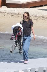 NATALIE PORTMAN Out at Solimar Beach on Mykonos Island 07/03/2024