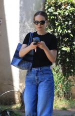 NATALIE PORTMAN Out Runs Errands in Los Angeles 07/24/2024