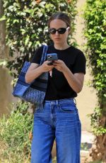 NATALIE PORTMAN Out Runs Errands in Los Angeles 07/24/2024