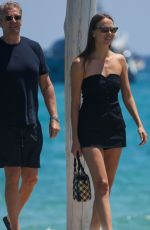 NATASHA POLY at Club 55 Beach in Saint-Tropez 07/20/2024