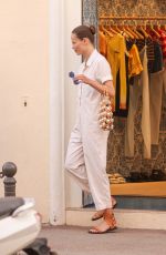 NATASHA POLY Shopping at Miu Miu in Saint-Tropez 06/28/2024