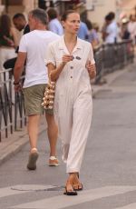NATASHA POLY Shopping at Miu Miu in Saint-Tropez 06/28/2024