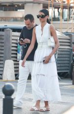 NEELAM GILL Arrives at Harbor of Saint Tropez 07/24/2024