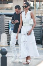 NEELAM GILL Arrives at Harbor of Saint Tropez 07/24/2024