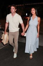 NICOLE SCHERZINGER and Thom Evans on a Dinner Date at Craig
