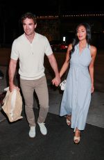 NICOLE SCHERZINGER and Thom Evans on a Dinner Date at Craig