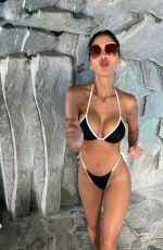 NICOLE SCHERZINGER in a Black Bikini, 06/30/2024