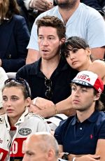 NINA DOBREV and Shaun White at Artistic Gymnastics Women