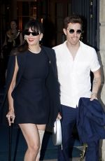 NINA DOBREV and Shaun White Leaves Ritz Hotel in Paris 07/28/2024
