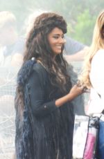 NINA WADIA and RAZANE JAMMAL on the Set of The Sandman Season 2 in Thursley Common 07/16/2024