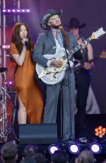 NOAH CYRUS and Orville Peck Performs at Jimmy Kimmel Live! Outdoor Concert Series in Hollywood 07/24/2024