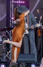 NOAH CYRUS and Orville Peck Performs at Jimmy Kimmel Live! Outdoor Concert Series in Hollywood 07/24/2024