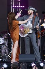 NOAH CYRUS and Orville Peck Performs at Jimmy Kimmel Live! Outdoor Concert Series in Hollywood 07/24/2024