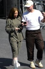 NOAH CYRUS Arrives at Jimmy Kimmel Live in Hollywood 07/24/2024