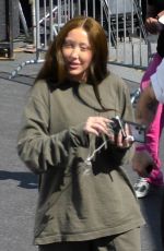 NOAH CYRUS Arrives at Jimmy Kimmel Live in Hollywood 07/24/2024