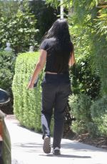 NOOR ALFALLAH Arrives at San Vicente Bungalows in West Hollywood 07/18/2024